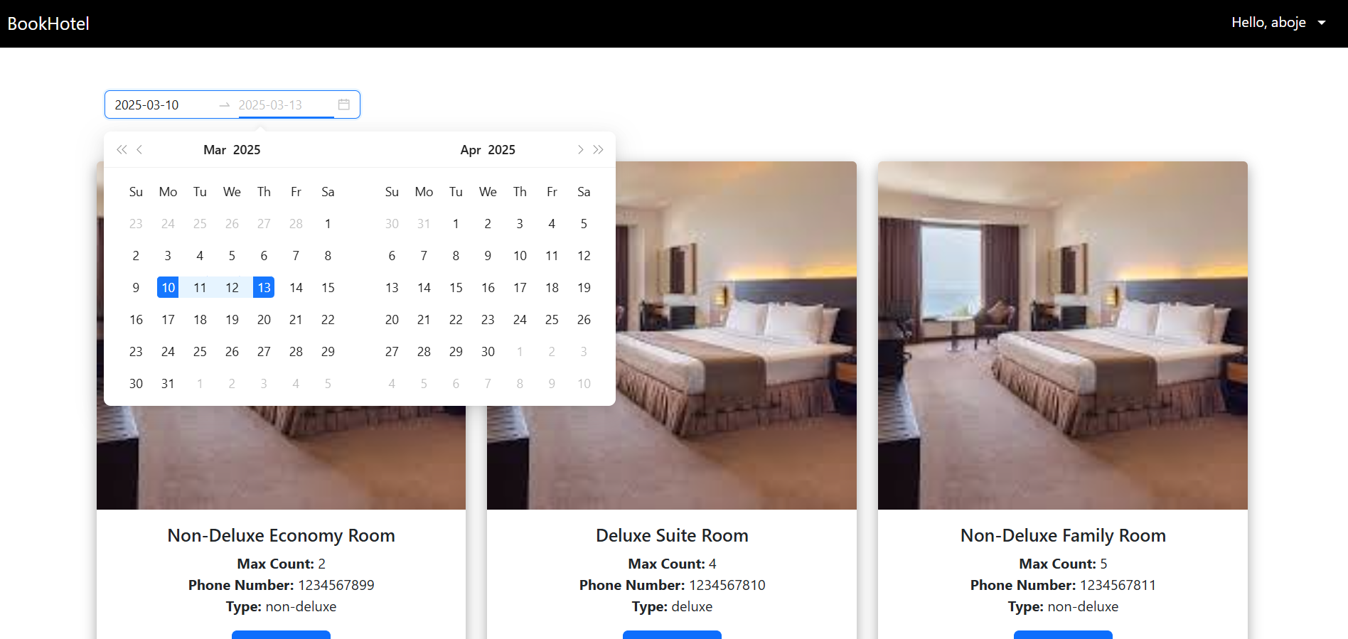 hotel app